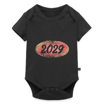 2029 - Body à manches courtes Premium Bébé - noir - Devant