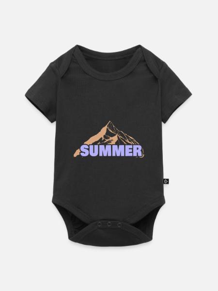 Geschenk für Summer - Baby Premium Kurzarmbody - Schwarz