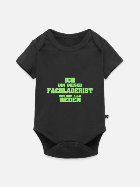 Beruf Fachlagerist - Baby Premium Kurzarmbody - Schwarz
