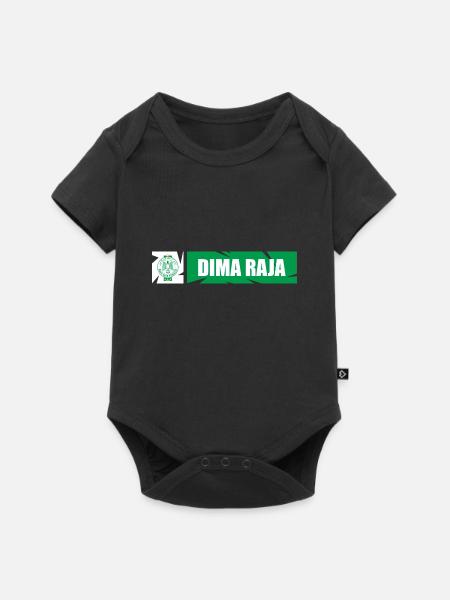 DIMA RAJA - Body à manches courtes Premium Bébé - noir