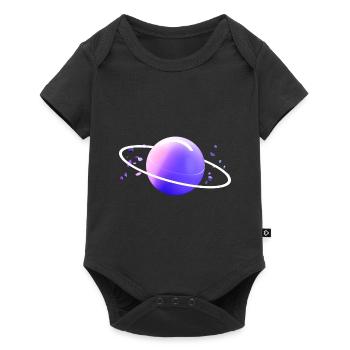 Univers spatial Orbite astronaute planète espace - Body à manches courtes Premium Bébé - noir - Devant