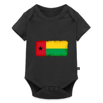Guinea Bissau - Baby Premium short-sleeve bodysuit - black - Front