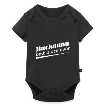 Backnang - Stadt best place ever - Baby Premium Kurzarmbody - Schwarz - Vorne