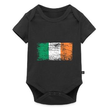 Drapeau de l’Irlande - Body à manches courtes Premium Bébé - noir - Devant