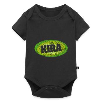 Kira - Baby Premium short-sleeve bodysuit - black - Front