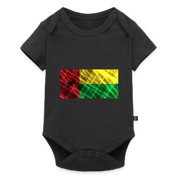 Gift for Bissau - Baby Premium short-sleeve bodysuit - black - Front