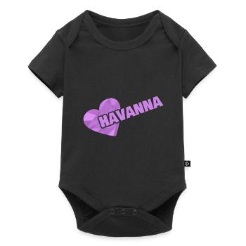Couronne La Havane - Body à manches courtes Premium Bébé - noir - Devant