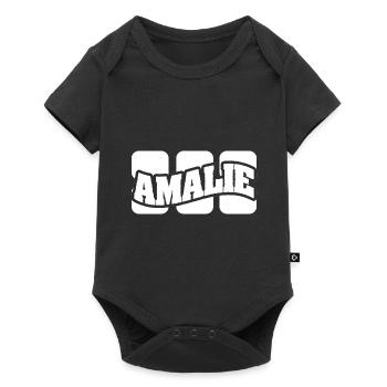 Cadeau pour Amalie - Body à manches courtes Premium Bébé - noir - Devant