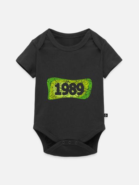 Kratzer 1989 - Baby Premium Kurzarmbody - Schwarz