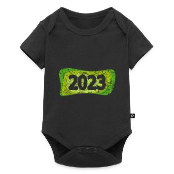 2023 - Baby Premium short-sleeve bodysuit - black - Front
