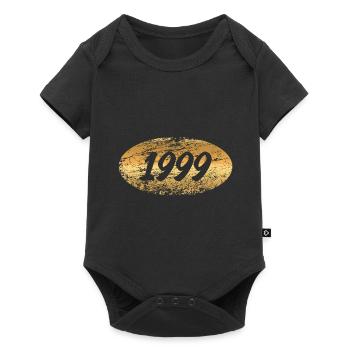 Métal précieux 1999 - Body à manches courtes Premium Bébé - noir - Devant