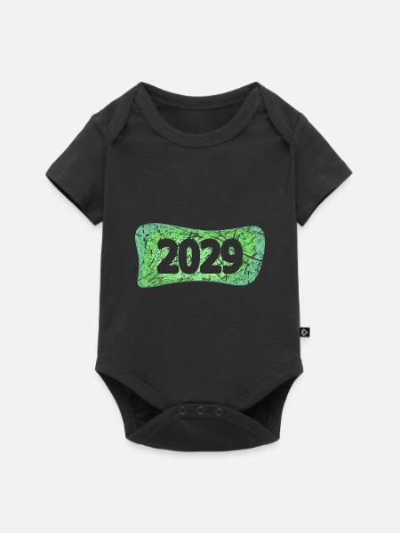 2029 - Baby Premium Kurzarmbody - Schwarz