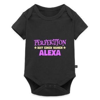 Woman's name Alexa - Baby Premium short-sleeve bodysuit - black - Front