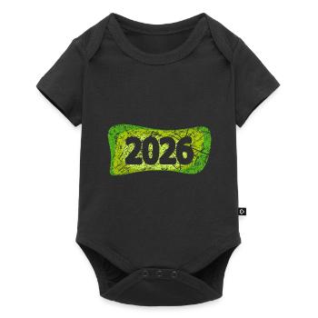 2026 - Baby Premium short-sleeve bodysuit - black - Front
