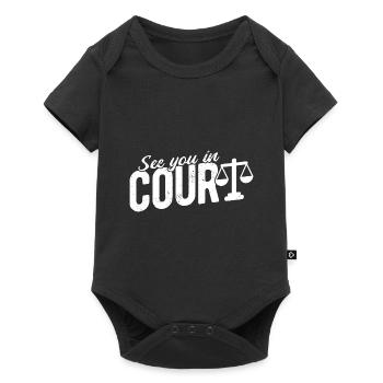 Richter Jurist Anwalt - Baby Premium Kurzarmbody - Schwarz - Vorne