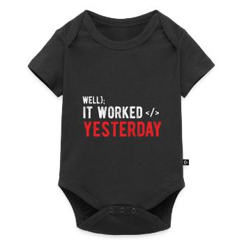 Software Ingenieur Informatiker Programmierer - Baby Premium Kurzarmbody - Schwarz - Vorne
