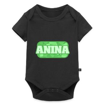 Cadeau pour Anina - Body à manches courtes Premium Bébé - noir - Devant
