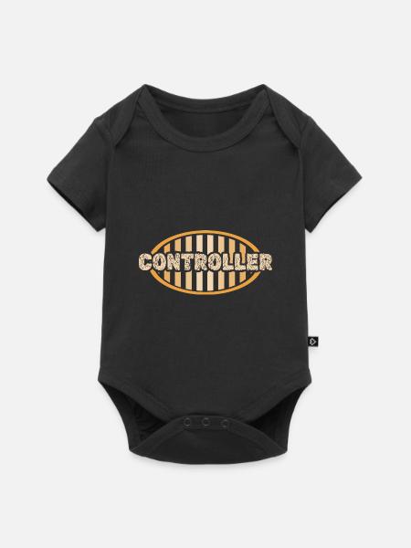 Controller als Job - Baby Premium Kurzarmbody - Schwarz