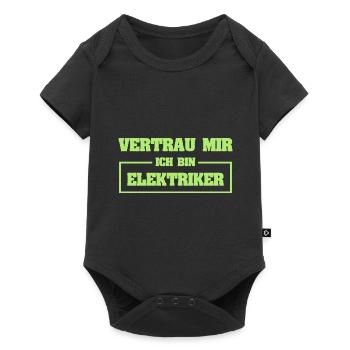 Cadeau pour électricien - Body à manches courtes Premium Bébé - noir - Devant