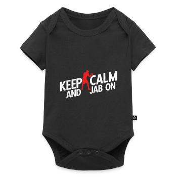 Boxsport Boxing - Baby Premium Kurzarmbody - Schwarz - Vorne