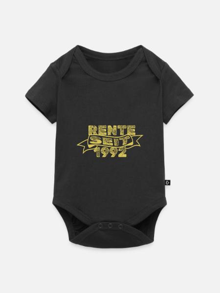 Jahr 1992 - Baby Premium Kurzarmbody - Schwarz