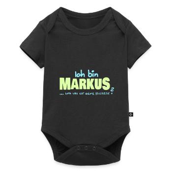 Cadeau pour Markus - Body à manches courtes Premium Bébé - noir - Devant