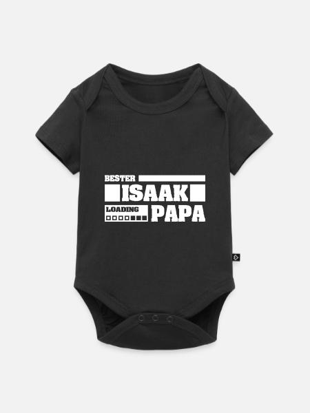 Isaak - Baby Premium Kurzarmbody - Schwarz