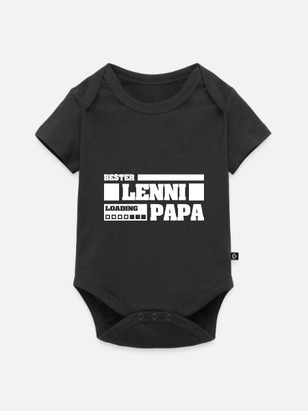Lenni - Baby Premium Kurzarmbody - Schwarz