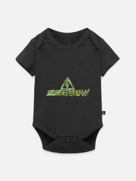 electrician - Baby Premium Kurzarmbody - Schwarz