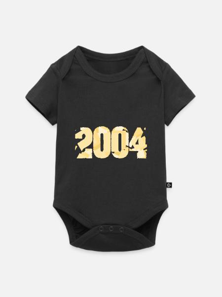 2004 - Baby Premium Kurzarmbody - Schwarz