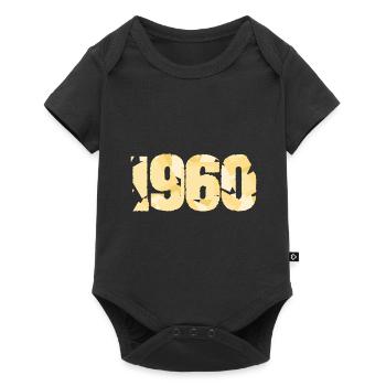 1960 - Baby Premium short-sleeve bodysuit - black - Front