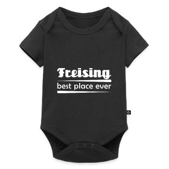 Freising - Stadt best place ever - Baby Premium Kurzarmbody - Schwarz - Vorne