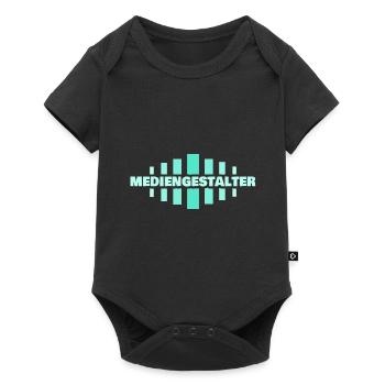 Geschenk für Mediengestalter - Baby Premium Kurzarmbody - Schwarz - Vorne