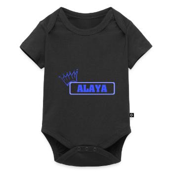 Cadeau pour Alaya - Body à manches courtes Premium Bébé - noir - Devant
