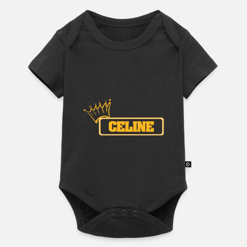 Name: Celine - Baby Premium short-sleeve bodysuit - black