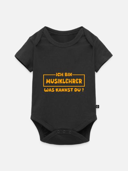Musiklehrer als Beruf - Baby Premium Kurzarmbody - Schwarz