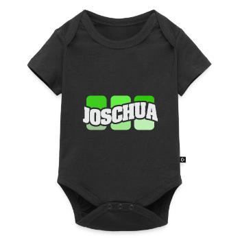 Joshua - Baby Premium short-sleeve bodysuit - black - Front