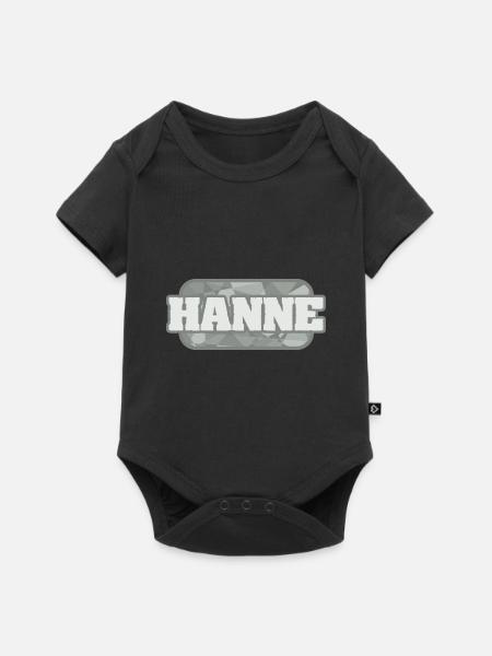 Gesundheit Hanne - Baby Premium Kurzarmbody - Schwarz