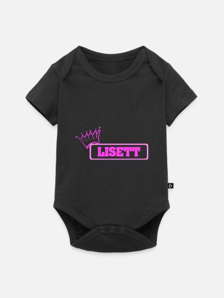 Krone Lisett - Baby Premium Kurzarmbody - Schwarz