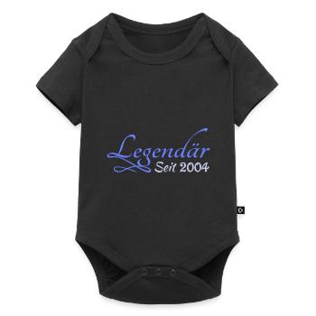 Heldin 2004 - Baby Premium Kurzarmbody - Schwarz - Vorne