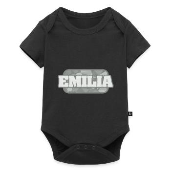 Gift for Emilia - Baby Premium short-sleeve bodysuit - black - Front