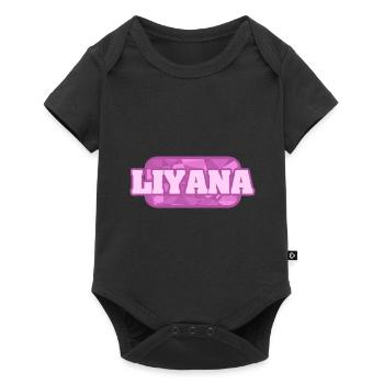 Santé Liyana - Body à manches courtes Premium Bébé - noir - Devant