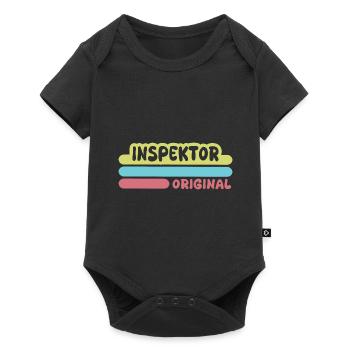 Gift for Inspector - Baby Premium short-sleeve bodysuit - black - Front