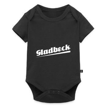Gladbeck - Textdesign mit Stadtnamen - Baby Premium Kurzarmbody - Schwarz - Vorne