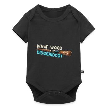 What Wood Didgeridoo? - Baby Premium Kurzarmbody - Schwarz - Vorne