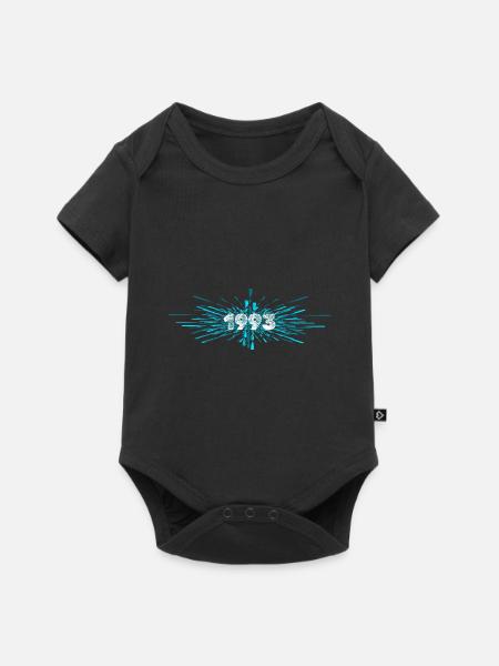Baujahr 1993 - Baby Premium Kurzarmbody - Schwarz