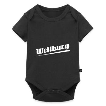 Weilburg - Textdesign mit Stadtnamen - Baby Premium Kurzarmbody - Schwarz - Vorne