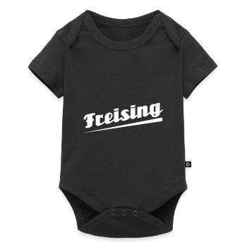 Freising - Textdesign mit Stadtnamen - Baby Premium Kurzarmbody - Schwarz - Vorne
