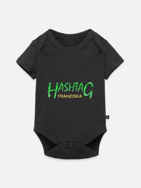 Franziska - Baby Premium Kurzarmbody - Schwarz