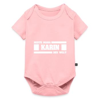 Cadeau pour Karin - Body à manches courtes Premium Bébé - rose - Devant